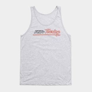 F X R - Touring Pinstripe Black and Orange Tank Top